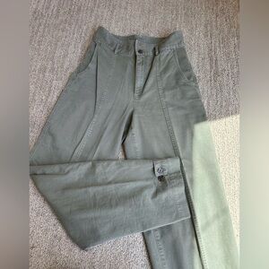 Gap Khakis Green Barrel Chino Trouser 4 Tall